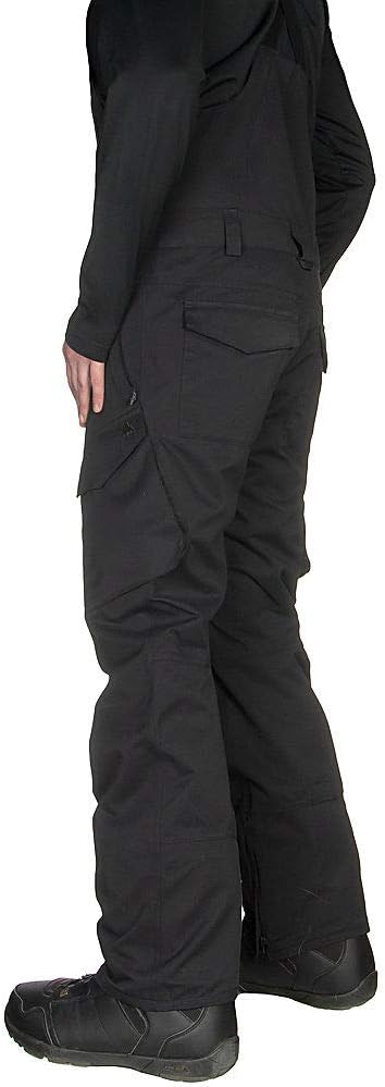Burton Mens Reserve Bib Pant, True Black 1, Medium