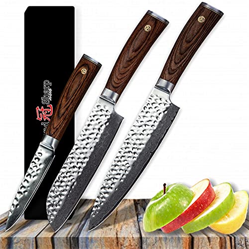 Set Cuchillos Cocina 3 Piezas Acero Inox Base miniatura 7