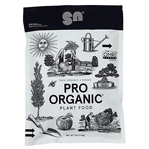PRO Organic All Purpose Fertilizer by Shin Nong, 100% Organic, OMRI Listed, 1lb (3lb)