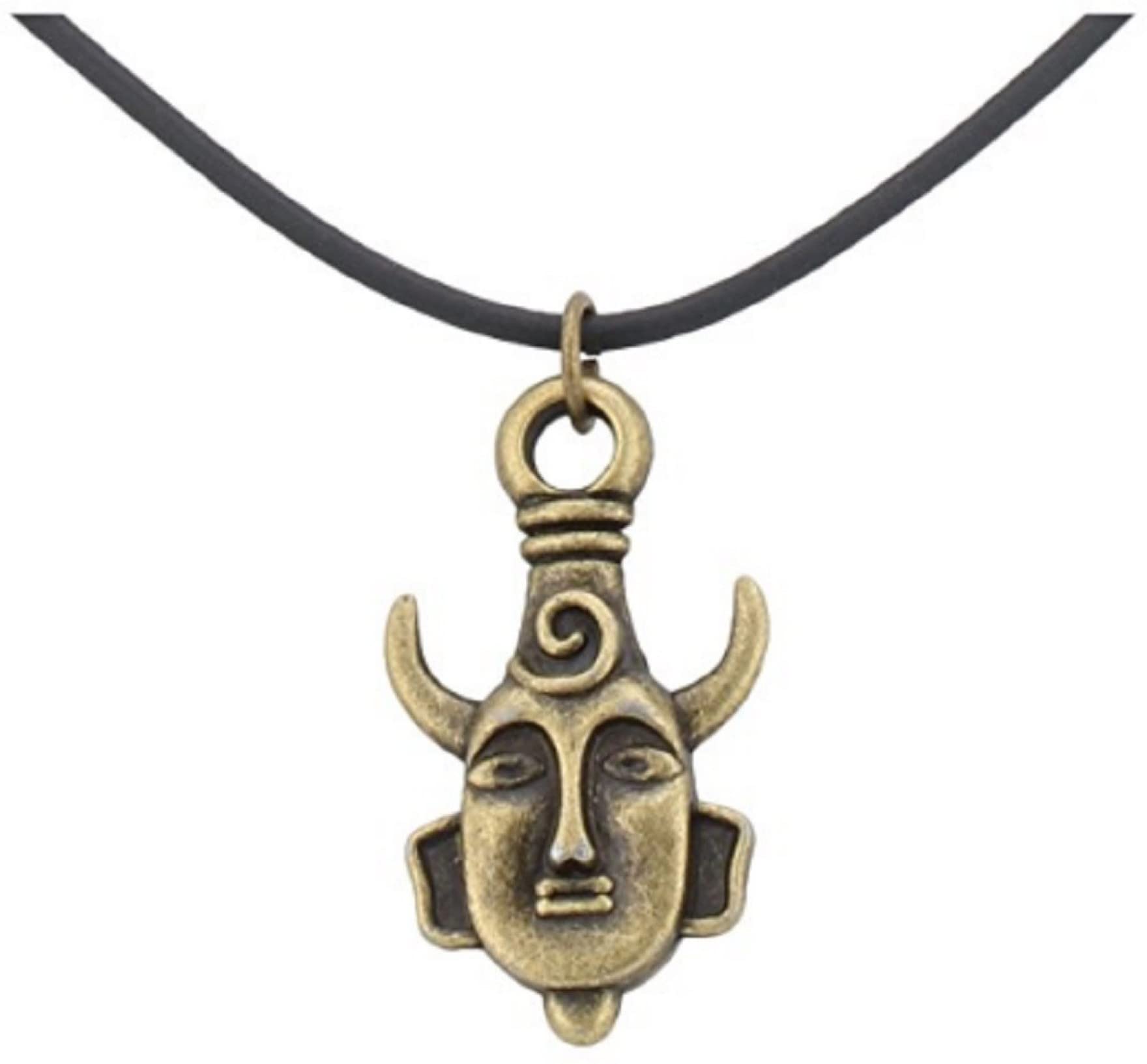 RVM Jewels Supernatural Dean Winchester Mask Vintage Amulet Demon Castiel Angel Wings Pentagram Protective Pendant Necklace Jewelry Accessory For Men and Women