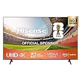 Hisense Smart TV 55" 4K Ultra HD 2025 55E63QT, Smart TV VIDAA U8, Dolby Vision, HDR 10, Game Mode Plus, Alexa Built-in, VIDAA Voice, Tuner DVB-T2/S2 HEVC 10, lativù 4K, 55