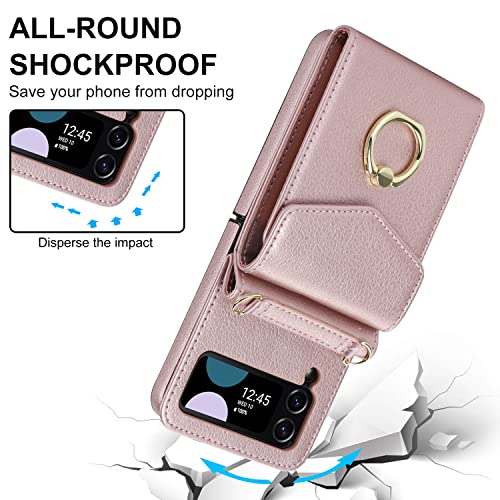 Coque à bandoulière pour Galaxy Z Flip 4, l'accessoire mode mains libres