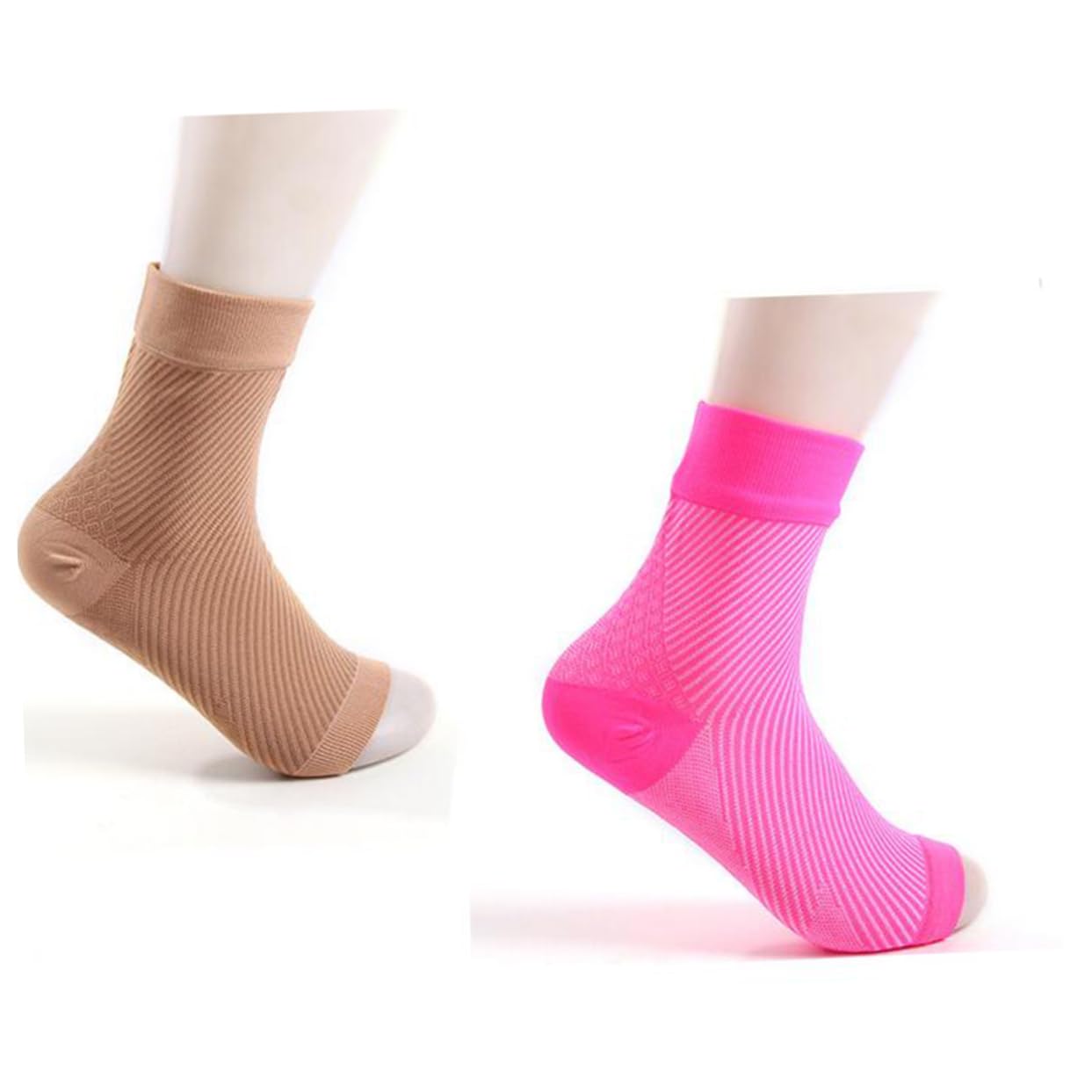 NULYLU Pair Ankle Brace for Women Support Plantar Socks Compression Socks Sports Ankle Protector