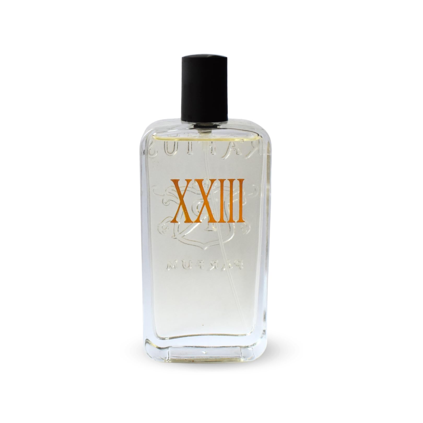 RAPTUS XXIII Parfum 100 ml – Profumo Unisex Ambrato Speziato e Intenso | Fava Tonka, Rosa, Zafferano e Ambra | Packaging Pesca Elegante – Formato 100 ml