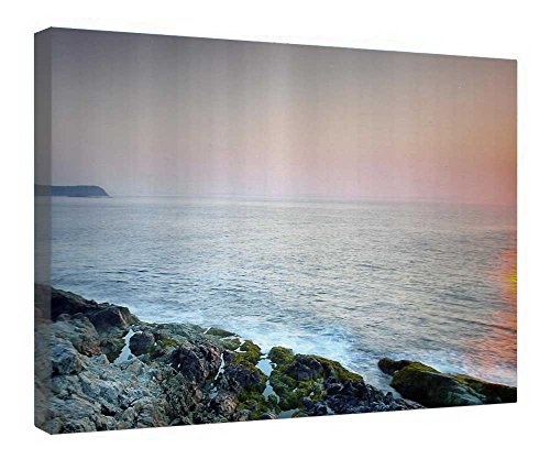 Toile Acadia National Park haut de gamme encadrée en bois véritable
