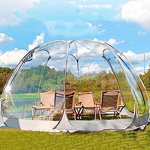 Garten-Iglu Kuppelzelt 3,6m - Transparentes Outdoor-Zelt Mit 360° Panoramablick
