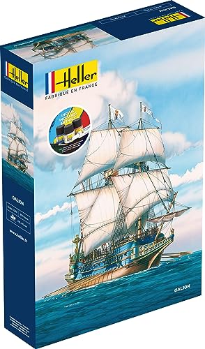 Kit de démarrage Heller Galeon modèle de bateau en plastique à construire