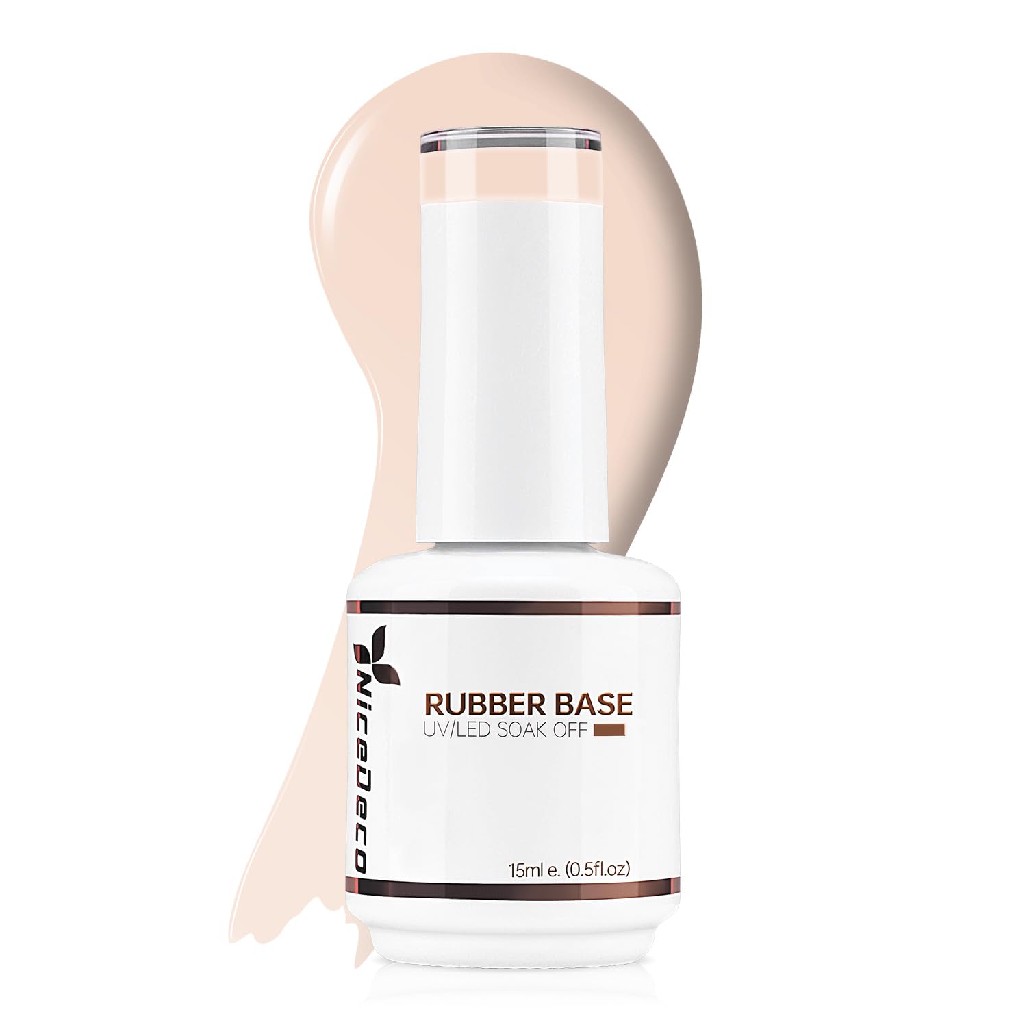 Nicedeco Base Rubber Semipermanente Rinforzato Rubber Base Gel 10ML - 015