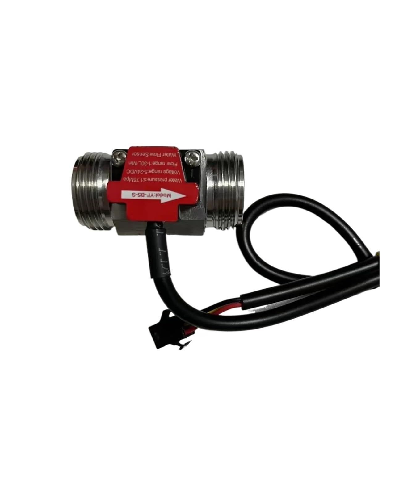 BALYDLUL YF-B10-S 1 Inch Stainless Steel Flow Meter,electromagnetic Flow Sensor, Flow Rate 58mm(YF-B5-S 6points 50mm)
