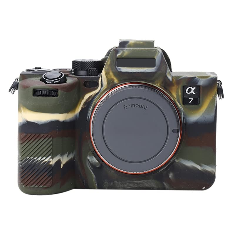 Medaboina for Sony A7 IV Case Soft Silicone Protective Case(Camouflage)-image-5