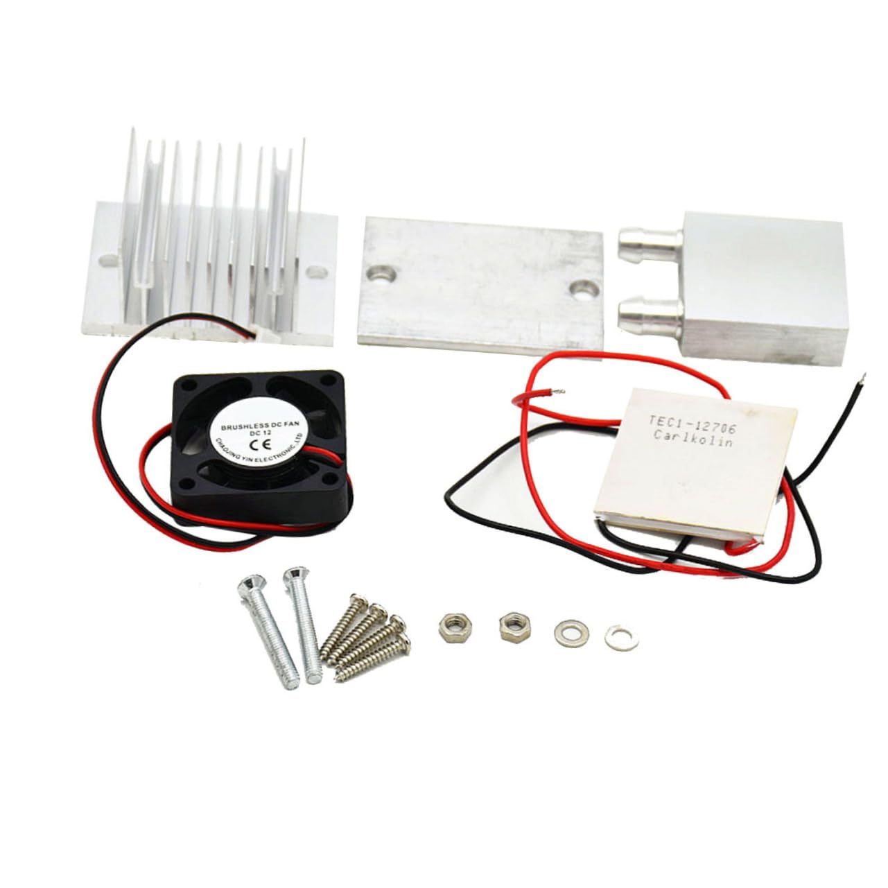 BESTonZON 60w Módulo Peltier De Sistema De Refrigeración Por Agua Kit De Autoenfriamiento