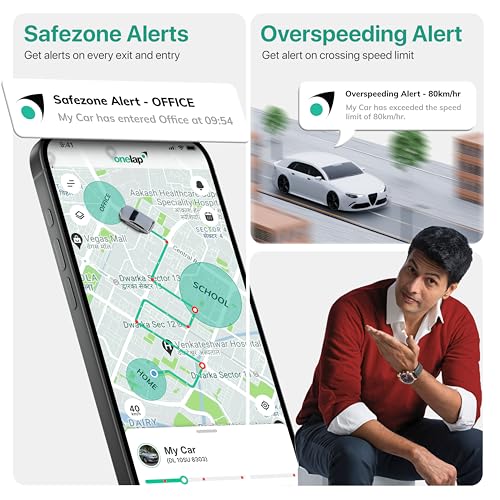 Onelap LocoShield™ Wired (with 12 Months SIM Recharge) - IP67 100% Waterproof GPS Tracker for Bike, Car, Scooty | Plug & Play | Live Location |... - Image 5