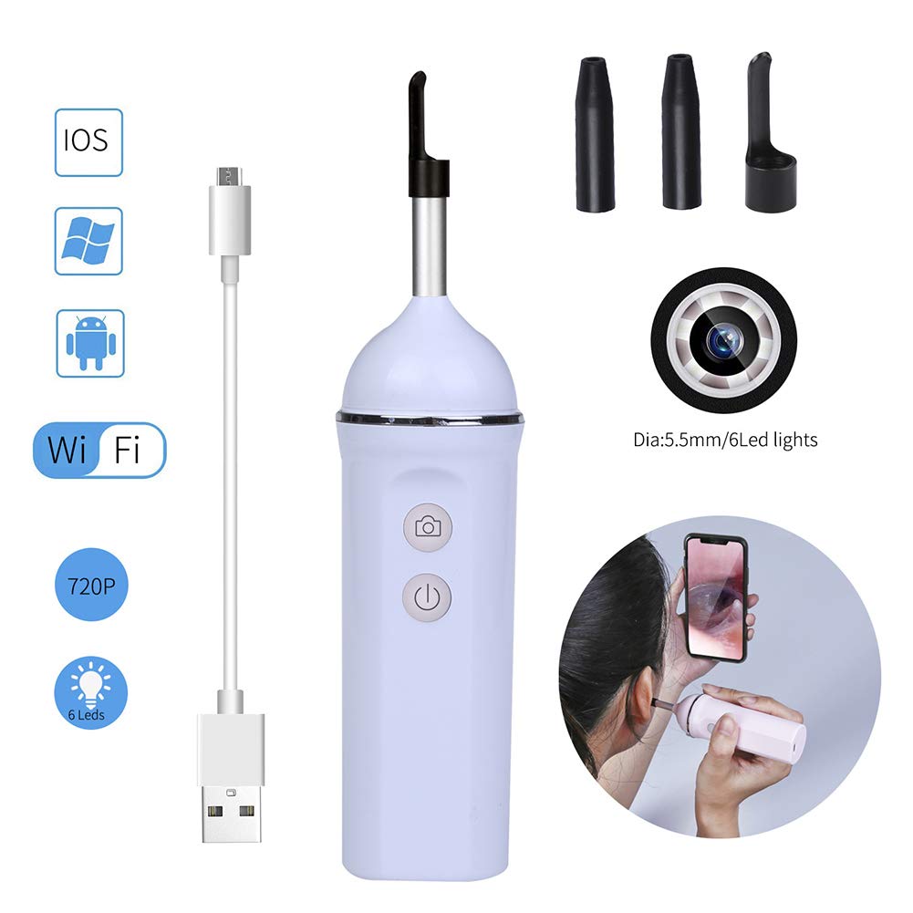 Buy ETbotu Electric Ear Cleaner Oto WiFi Ear Visual Endo Wireless