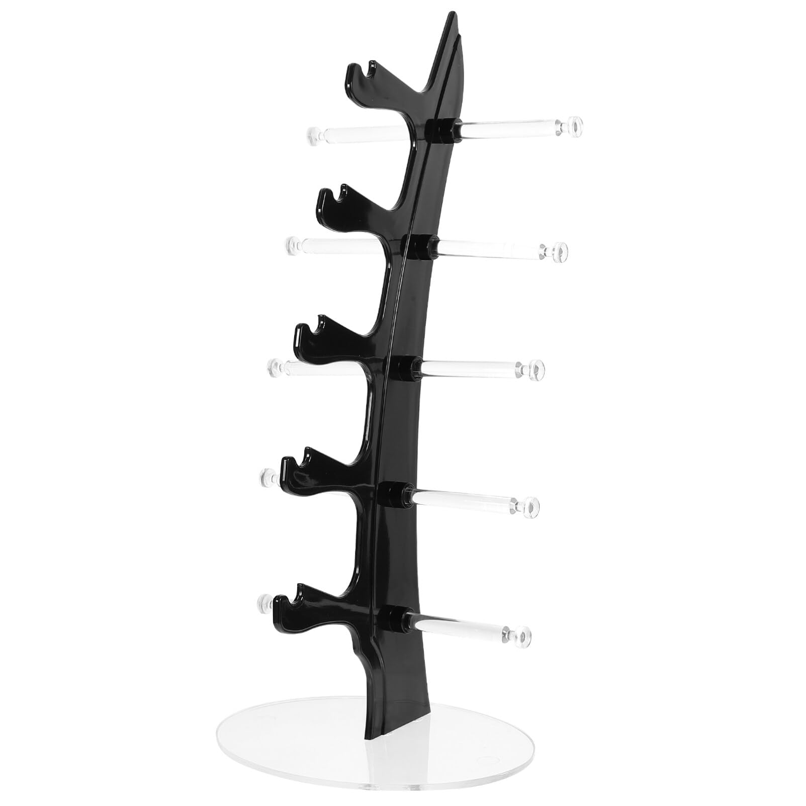ULTECHNOVO 5 Pairs Sunglasses Organiser Holder, Glasses Stand Sunglass Display Holder Eyewear Frame Shelf Show Rack for Home Store