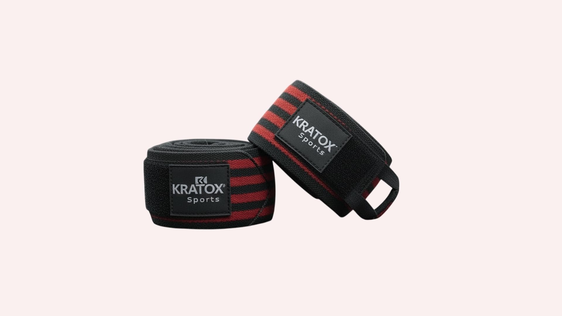 KRATOX Elite Wrist Wraps for Gym Lifting & Powerlifting, Red,Pack of 2 | Adjustable Velcro Closure, Maximum Stability, CrossFit Support, Compression Fit, SuperFabric Strength-image-44