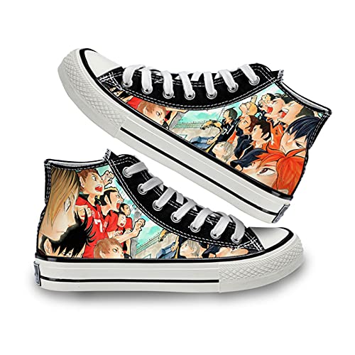 Design: scarpe anime ADSFASF Ninja Anime Cosplay High Top Scarpe Unisex Sneaker, a, 34 EU
