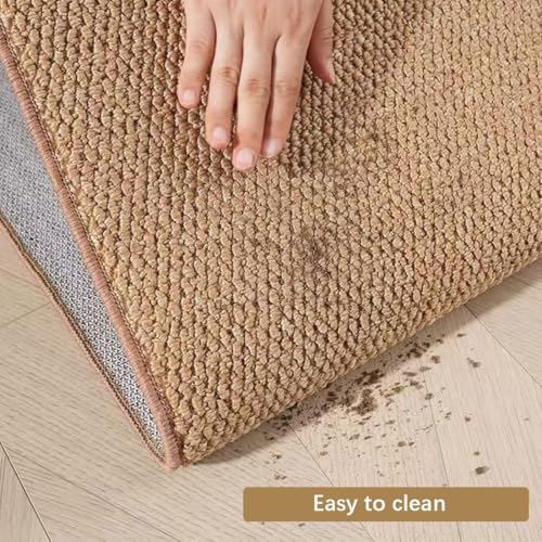 Tapis résistant et anti-rayures lavable en machine pour chambre et salon - 4