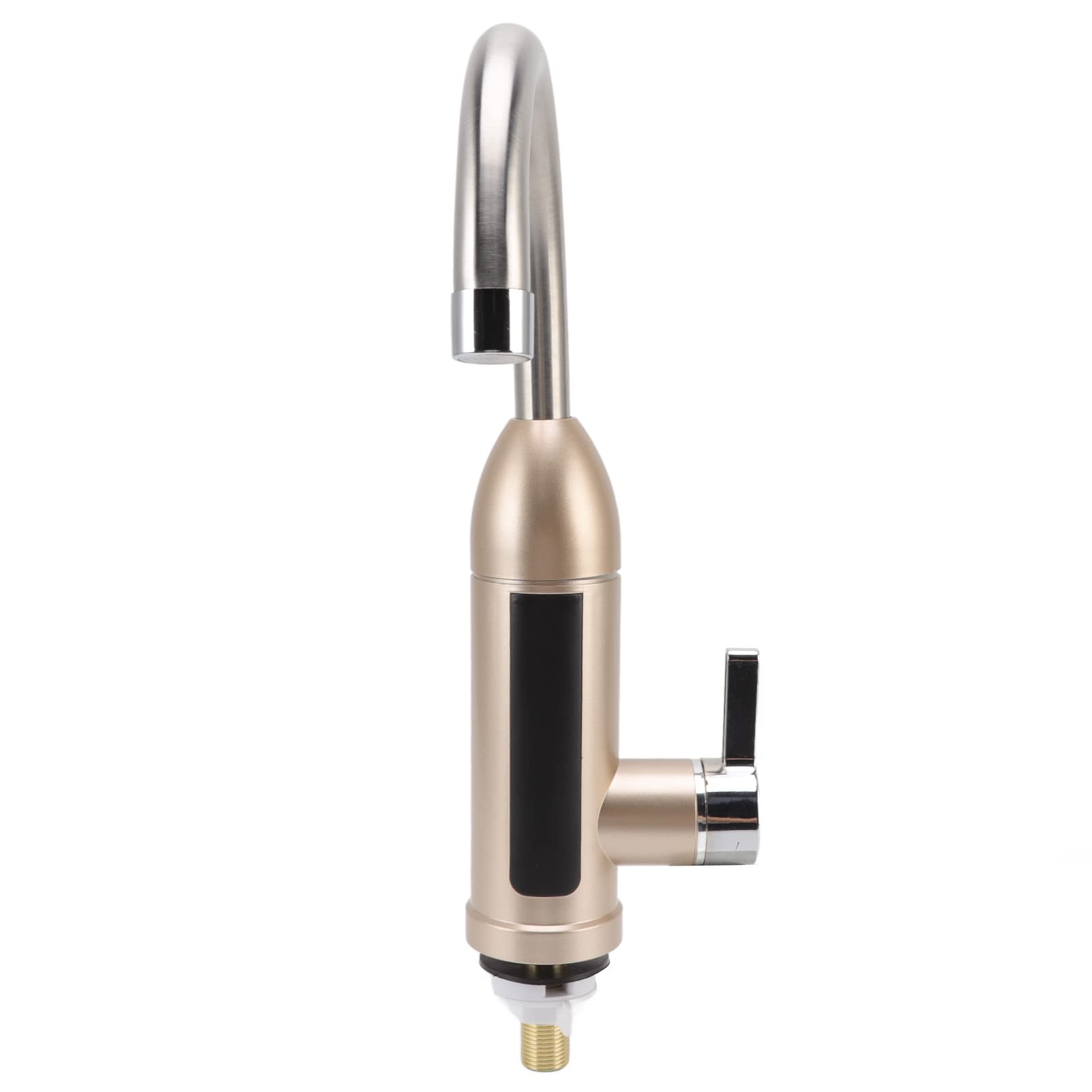 AUNMAS Rubinetto Scaldabagno Istantaneo da 3000 W, Rubinetto Elettrico | Display Digitale della Temperatura, Riscaldamento Rapido 30-60°C, Impermeabile IPX4, Ingresso Acqua Inferiore, Design