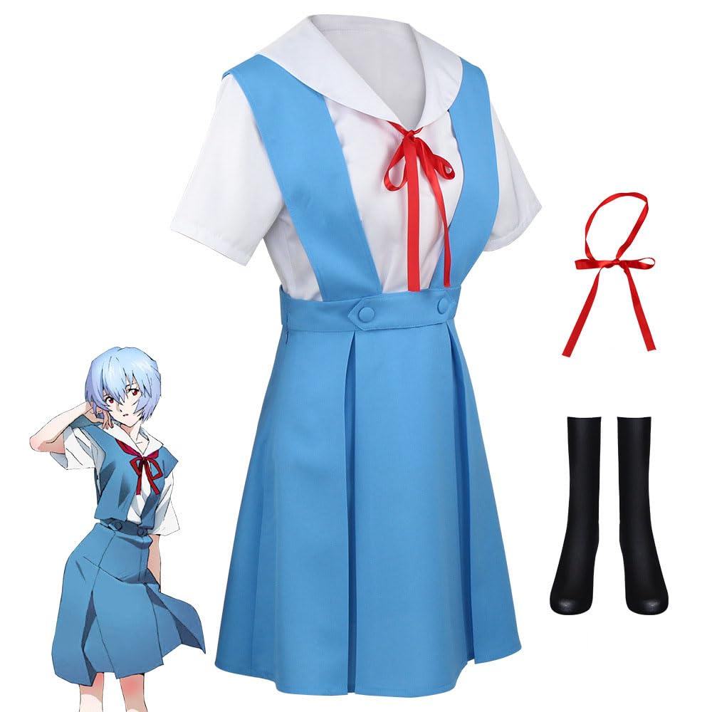 A*読様 エヴァンゲリオン コスプレ衣装　綾波レイ　コスプレフルセット Amazon.co.jp: 新世紀エヴァンゲリオン 綾波レイ コスプレ衣装