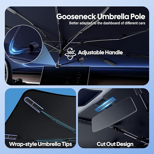 Image of EcoNour Windshields Sun Shade for Car,window Foldable Sun Shield Tint