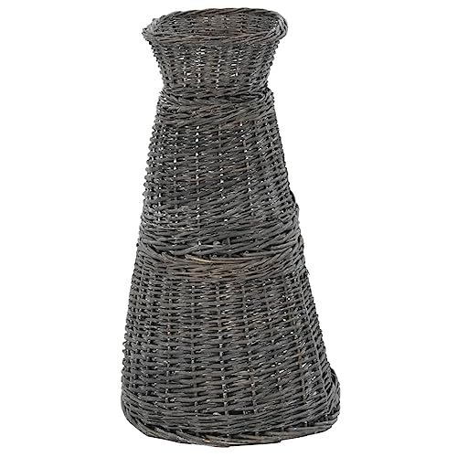 Jeu de panier pour chats 3 pcs en saule avec coussins gris