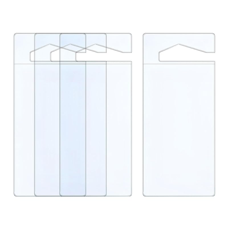 Kit Porta-Credencial para Estacionamento Acessível Transparente Yuunheg com Gancho, 4 unidades