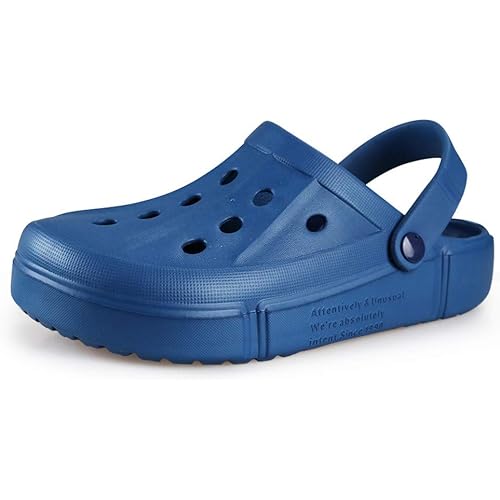 FZUU Mens Women Breathable Garden Clogs Comfortable Slip On Beach Sandals Lightweight Slippers Water Shoes