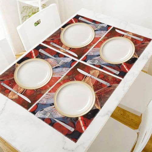 Set de table lavable pour protéger la table des taches lot 6 - 6