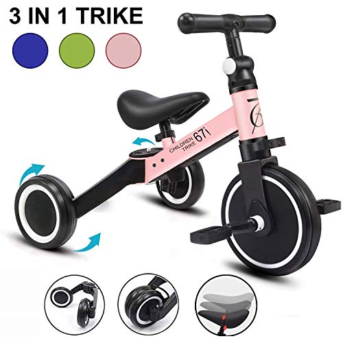67i Tricycles for 2 Year Olds Toddler Tricycle 3 in 1 Tricycles Kids