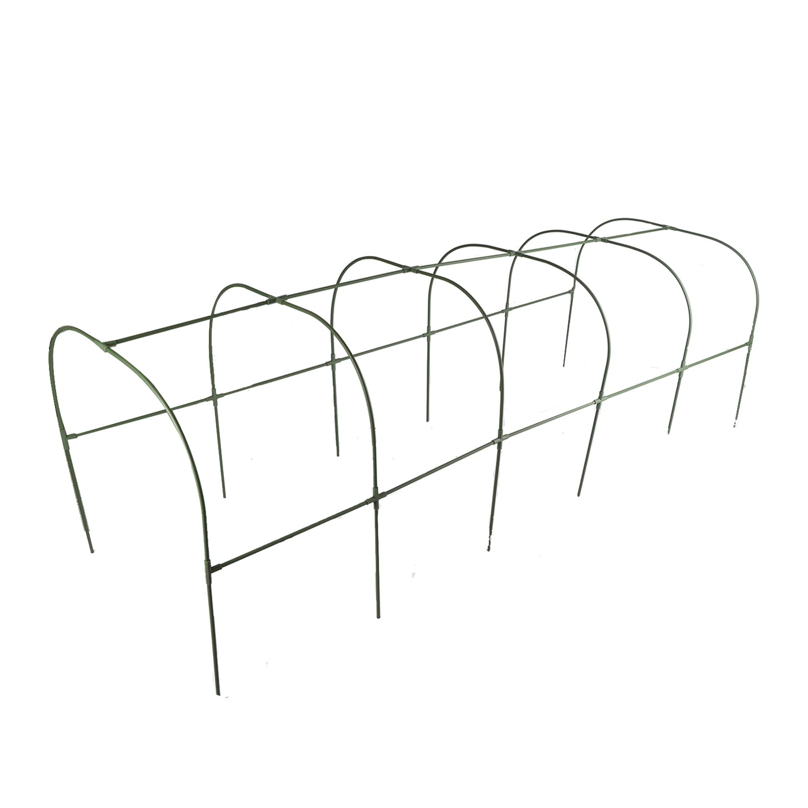 Jiawu Odporna na Mróz Mini Szklarnia Ogrodnicza 100x250 Cm, Odporna na Deszcz Mini Szklarnia Zewnętrzna z wytrzymałą ramą ze Stali Malowanej Proszkowo, Wzmocniona Osłona z Folii PVC, Zamknięcie