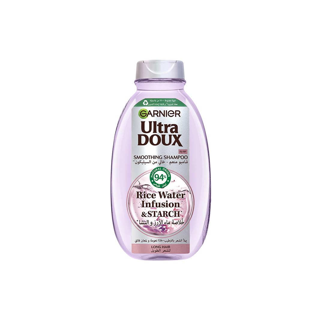 Garnier Ultra Doux Rice Water Shampoo, 200 ml