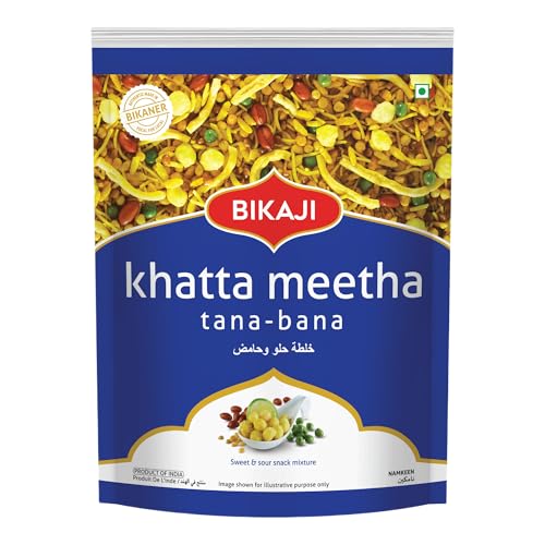 Khatta Meetha 1000g and Punjabi Tadka 200g Combo of 1200g (42.33Oz) – Authentic Indian Snacks Family Pack | Crunchy Namkeen, Party Mix, Bar Snacks & Tea-Time Treats