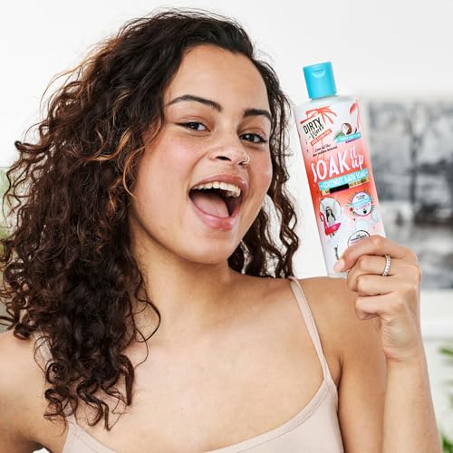 Dirty Works Soak It Up Coconut Bath Soak, 500ml, Hydrating Bubble Bath with Tropical Fruit & Hibiscus Extracts, Vegan Bath Milk for Relaxation & Soft Skin - Image 6