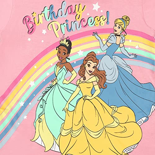 Image of Disney Girls Birthday T-Shirt Infant to Big Kid Sizes (18 Months - 14-16)
