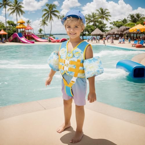 Image of Gogokids Puddle Float Jumper 33-66 Pounds, Toddler Swim Vest Kids Floaties