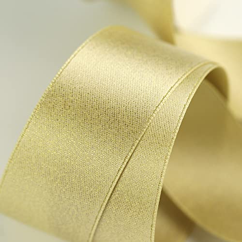 Glitter Satin Ribbon, 5 Metres Solid Colour Shimmer Ribbon for Crafting Gift Wrapping, Party Festival Decoration, Balloons