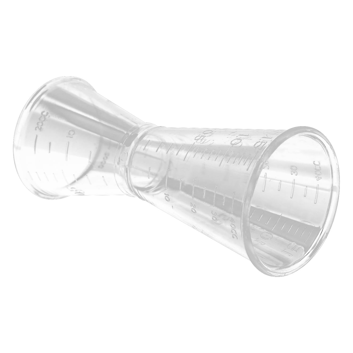 Othmro Spirit Measure 20ml/40ml, Double Cocktail Jigger Plastic, PC Resin Shot Measure for Spirit Bar Restaurant Home 1pc