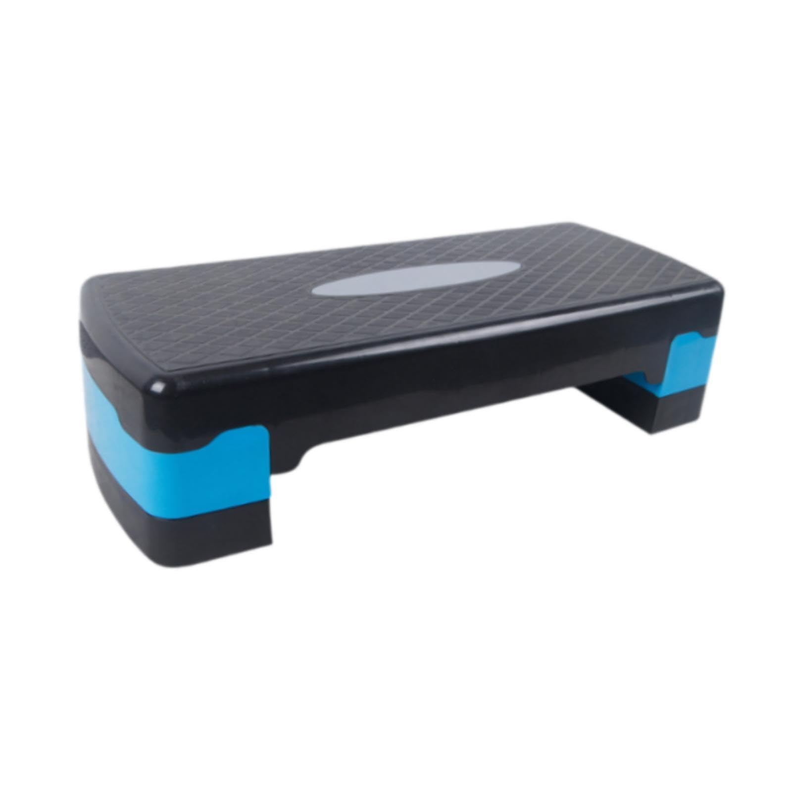 aerobic exercise step 4? 6? adjustable height nonslip training with 2 riser blue |sporting goods | fitness running & yoga | fitness equipment & gear | step/riser sets