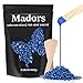 Produktbild Madors 453g Wax Perlen zur Haarentfernung ohne Wachsstreifen, Wachs Heißwachs Waxing Perlen Wachsperlen zur Ganzkörper, Gesicht, brasilianischen Bikini und Beine mit 10 Holzspatel für Enthaarung.