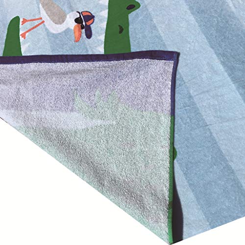 Jchen(TM) Infantil Meninos Meninos Meninas Desenho Estampa Animal Capuz Praia Piscina Toalha de Banh