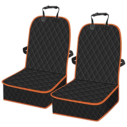 Femuar 2 Packs Car Front Seat Cover for Dogs, Waterproof Pet Car Seat Protector, Nonslip Scratch-Proof Dog Seat Cover for Cars, Trucks & SUVs - image 8