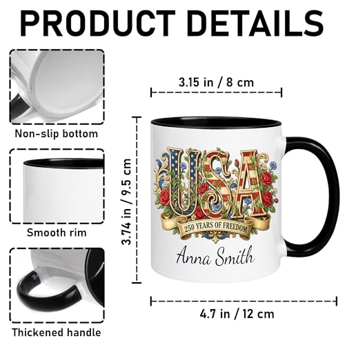 Taza personalizada 250 años de libertad EE.UU. miniatura 2