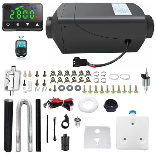 12V 8KW Diesel Air Heater with 9L Tank and Muffler