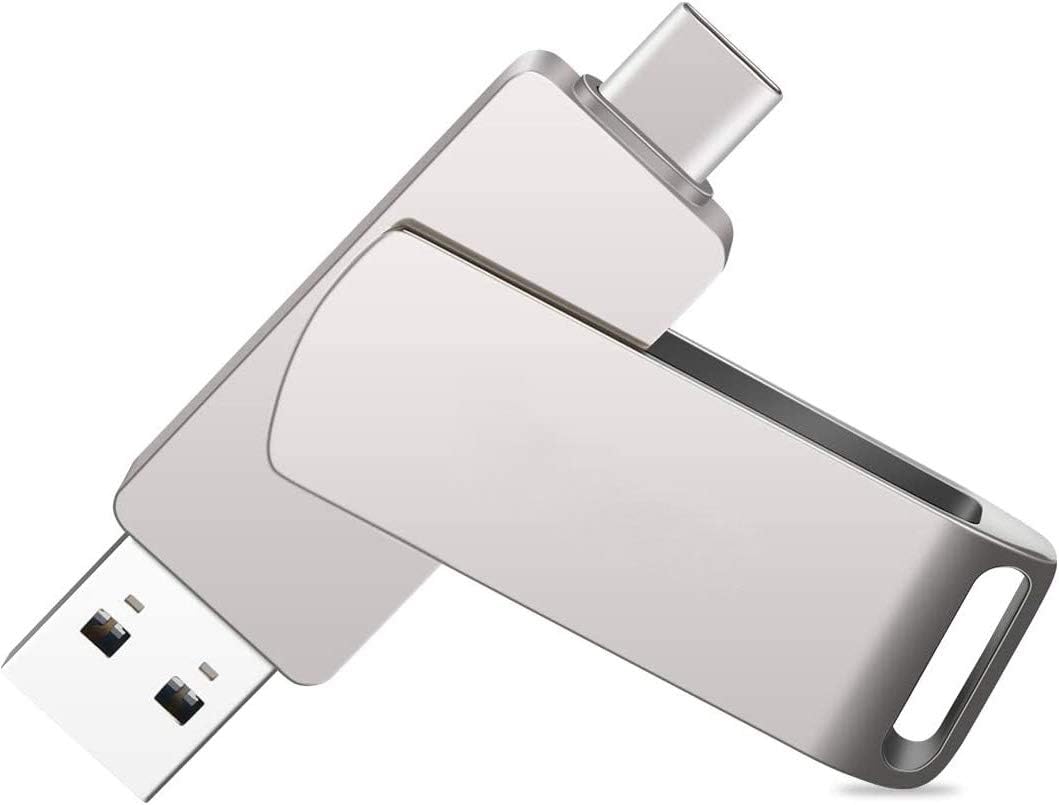 USB C Flash Drive 32 GB 2 in 1 USB 3.0 + USB Type C Disk，Dual OTG Thumb Drive USB Memory Stick for Samsung, Huawei, MacBook, Chromebook Pixel etc.