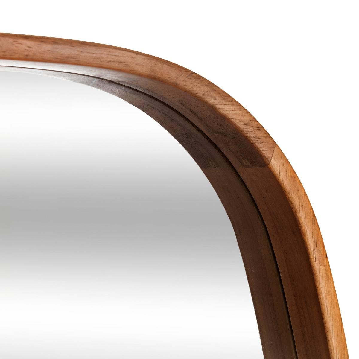 Atmosphera - Espejo de Pared Ovalado de Madera Jasna, 113 x 57 cm - para Pasillo, Dormitorio, baño
