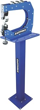 Kastfoce KF5018 Professional Benchtop English Wheel 12" 305mm with KF3004 Bench Gridner Stand Work Table 13.7x10 /350x250mm Mounting Plate Bench Vise Stand Belt Disc Sander for Wet Sharpener