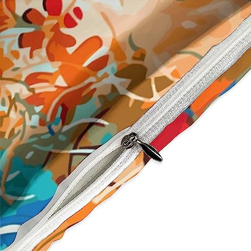 Housse de couette chat parure de lit microfibre 200x200 lavable machine lit double - 5