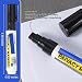 linastu 6Pcs Secure Marker Redacting Pen Identity Theft Protector Privacy Protection Stick Security Redaction Marker Pen for Blacks Out Private Information Sensitive Documents Mailing Addresses