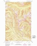 YellowMaps Poe Mountain WA topo map, 1:24000 Scale, 7.5 X 7.5 Minute, Historical, 1965, Updated 1987, 26.9 x 22 in - Paper