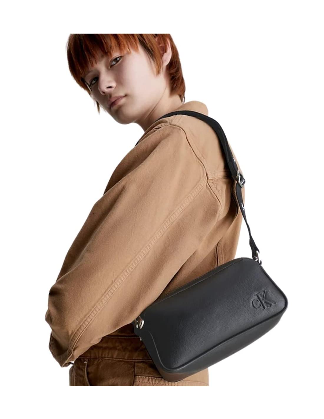 Calvin Klein Jeans Borsa donna CK tracolla articolo K60K610326 - cm.21 x 12 x 7,5 (circa)